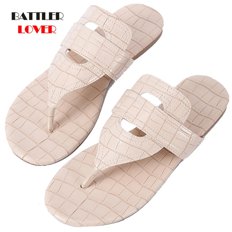 

Fashion Flip Flop for Women 2021 Roman Gladiator Summer Slipper Female Flat Casual Soft Comfortable Beach Sandals Femme Footwear
