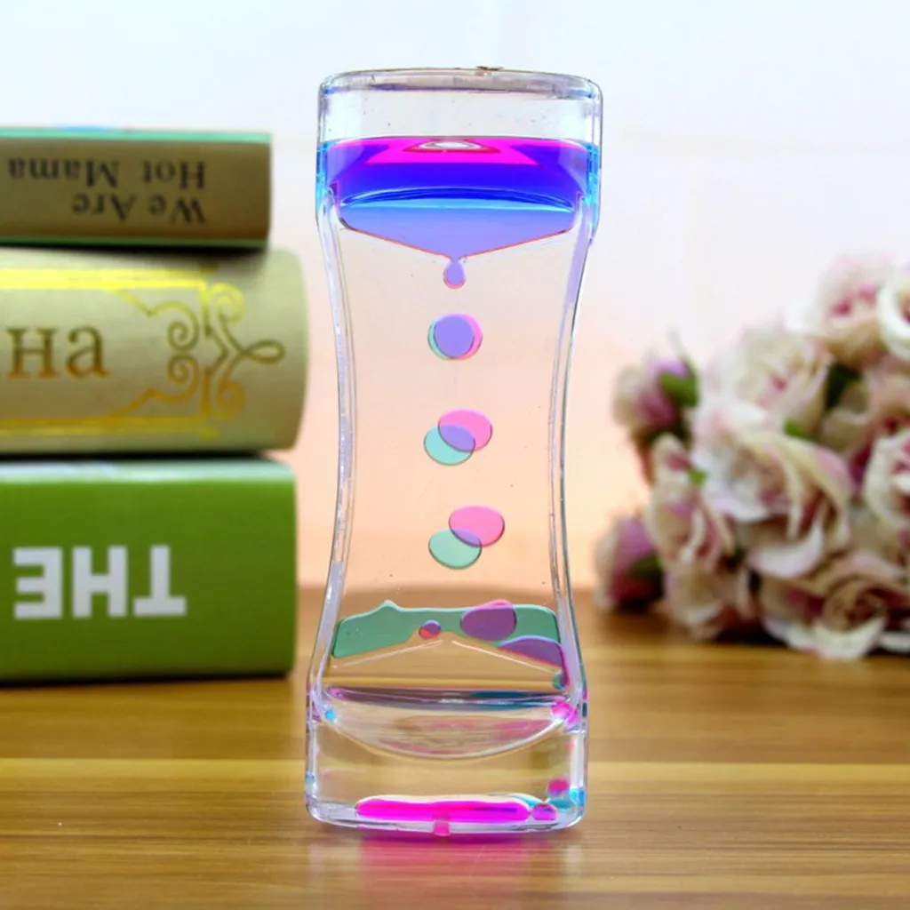 

Fidget Toys For Adults Antistress 2PC Hourglass Sensory Visual Stimulation Timer Decompression Toy Water Drop Children's Toys