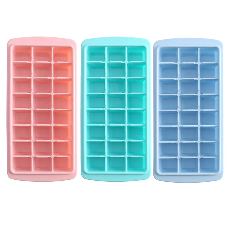 24 Сетки Силиконовый поднос для льда DIY домашний Форма конфет торт пудинг машина