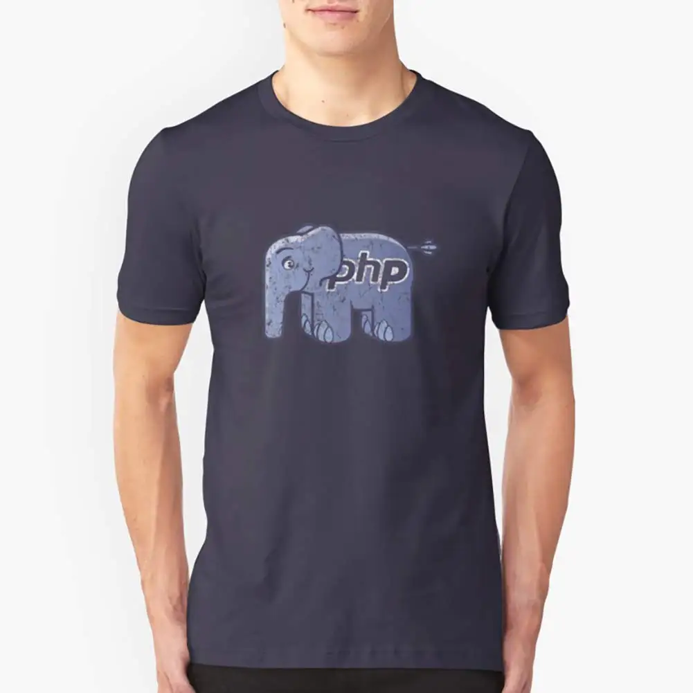 Vintage PHP ElePHPant Logo Slim Fit TShirtT shirt Hoodie for Men Women Unisex Full Size. |