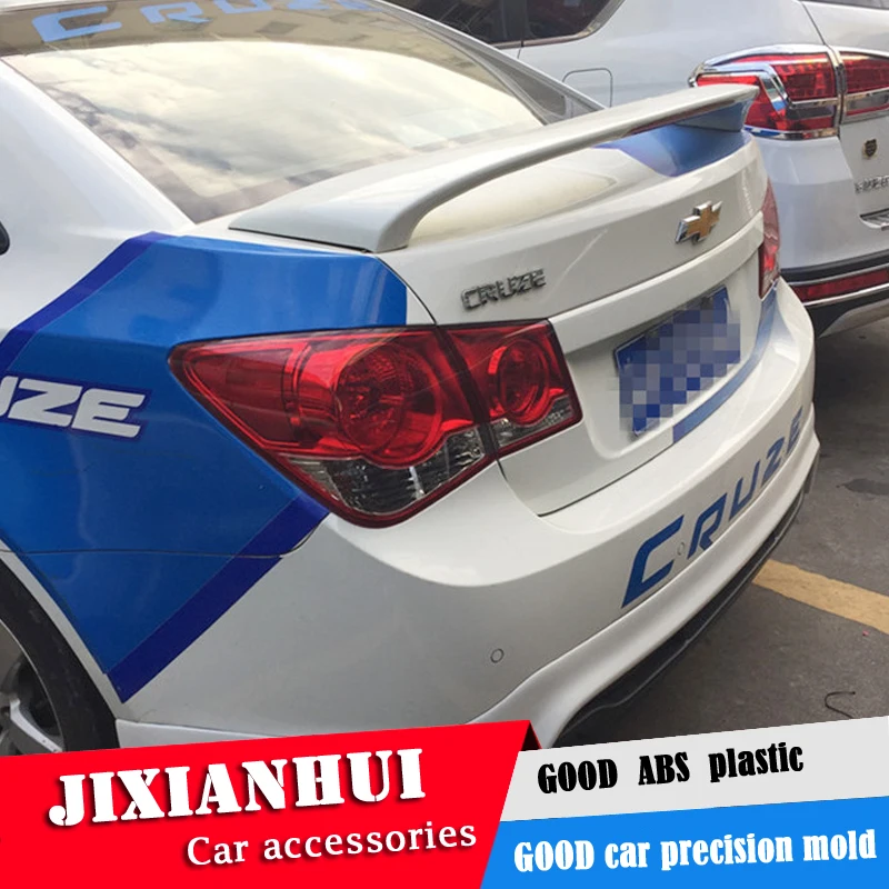 Пластиковый спойлер для Chevrolet Cruze цветной задний из АБС пластика 2009 2013|Спойлеры и