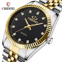 chenxi women classic quartz watch female elegant clock luxury gift couple watches ladies waterproof men wristwatch