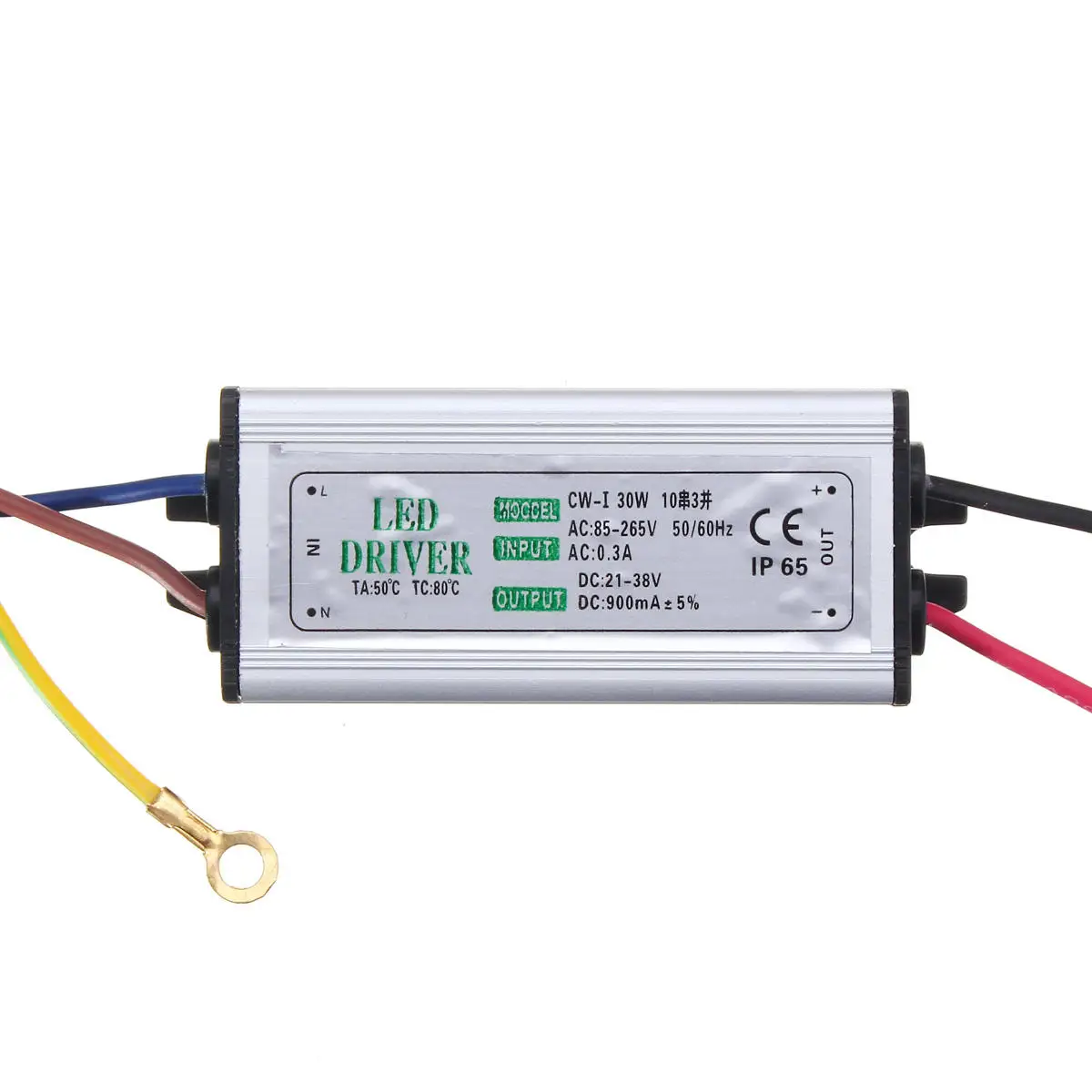 

Waterproof High Power Supply LED Driver 10W 20W 30W 50W 100W AC85-265V