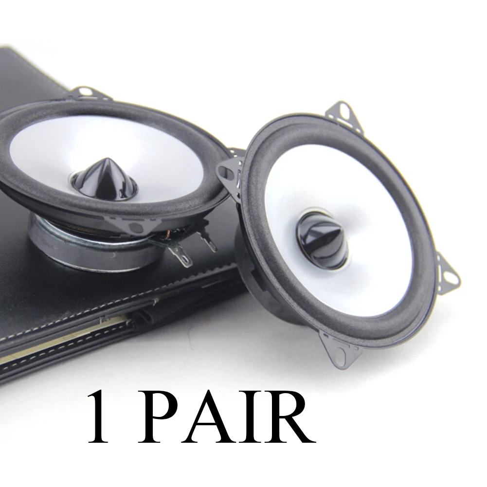 1 пара 4 дюймов музыкальный стерео громкий HIFI звуковой сигнал Аудио легкий в
