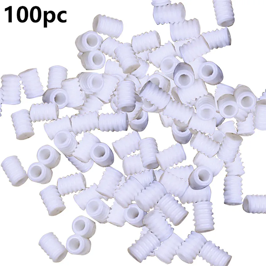 Пластиковая силиконовая плоская Пряжка 100 шт. спиральная для защиты маски от