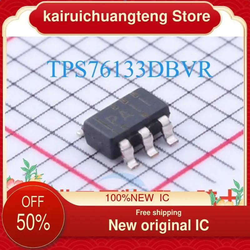 

（1PCS） TPS76133DBVR TPS76133 : PAII SOT23-5 New original IC