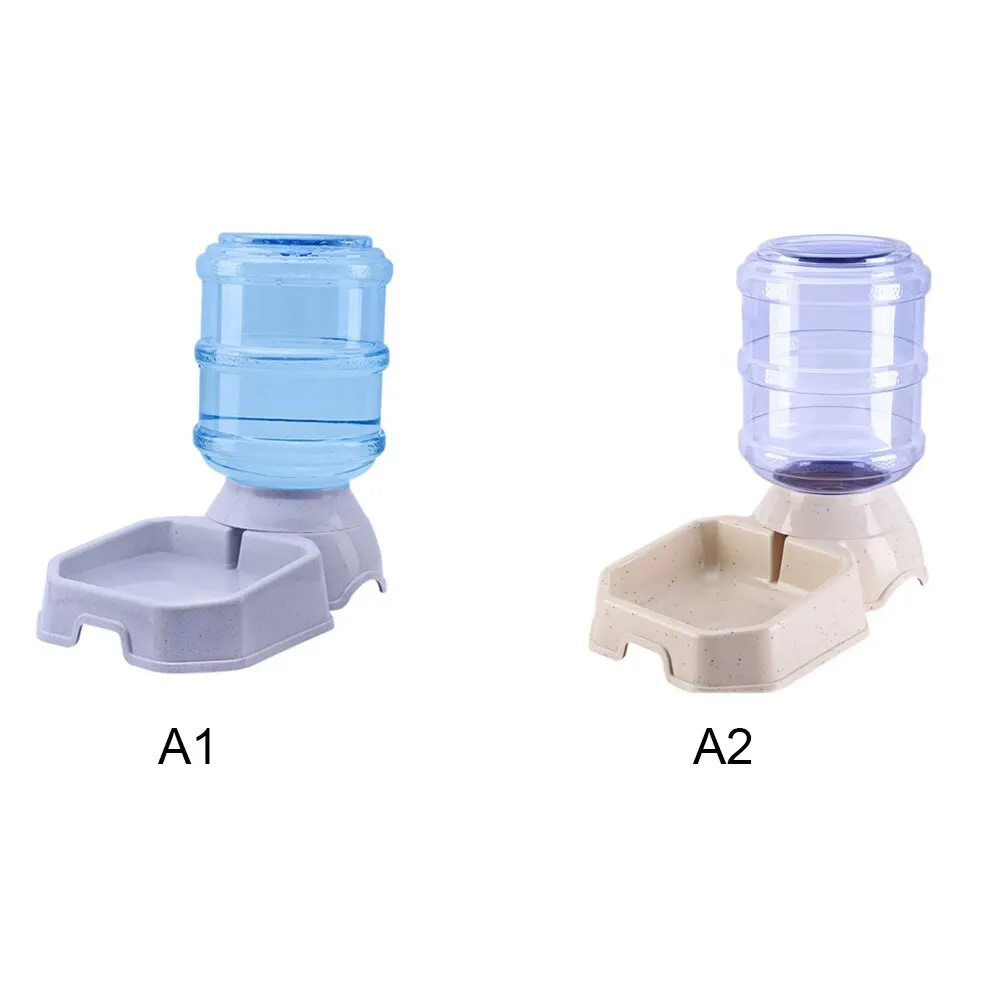 

3.8L Pet Cat Dog Bowl Automatic Feeding Water Container Water Dispenser Feeders
