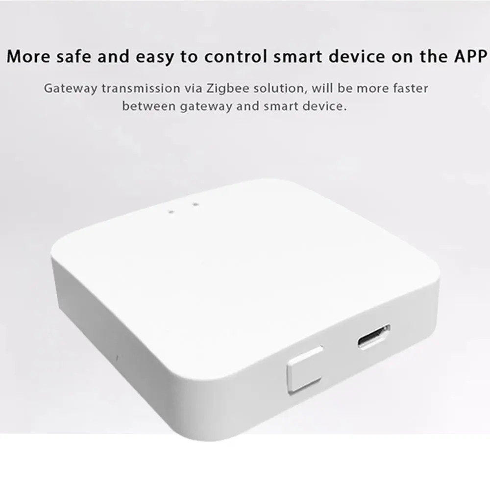 Беспроводной хаб для умного дома Tuya ZigBee Gateway с дистанционным управлением через