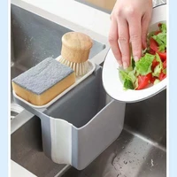 kitchen storage basket dry wet separation of drain basket in sink soap rack drain sponge faucet kitchen tool accessories