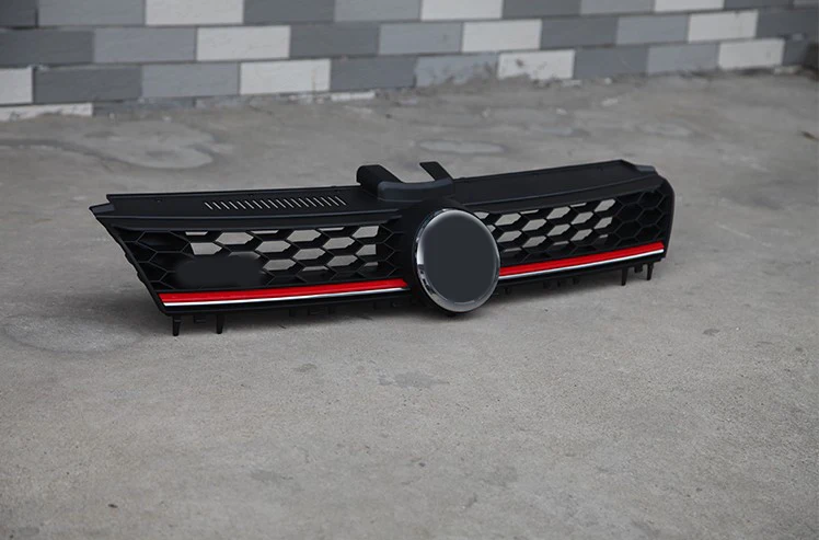 ABS Черная передняя решетка центральный гриль сотовая сетка подходит для volkswagen Golf