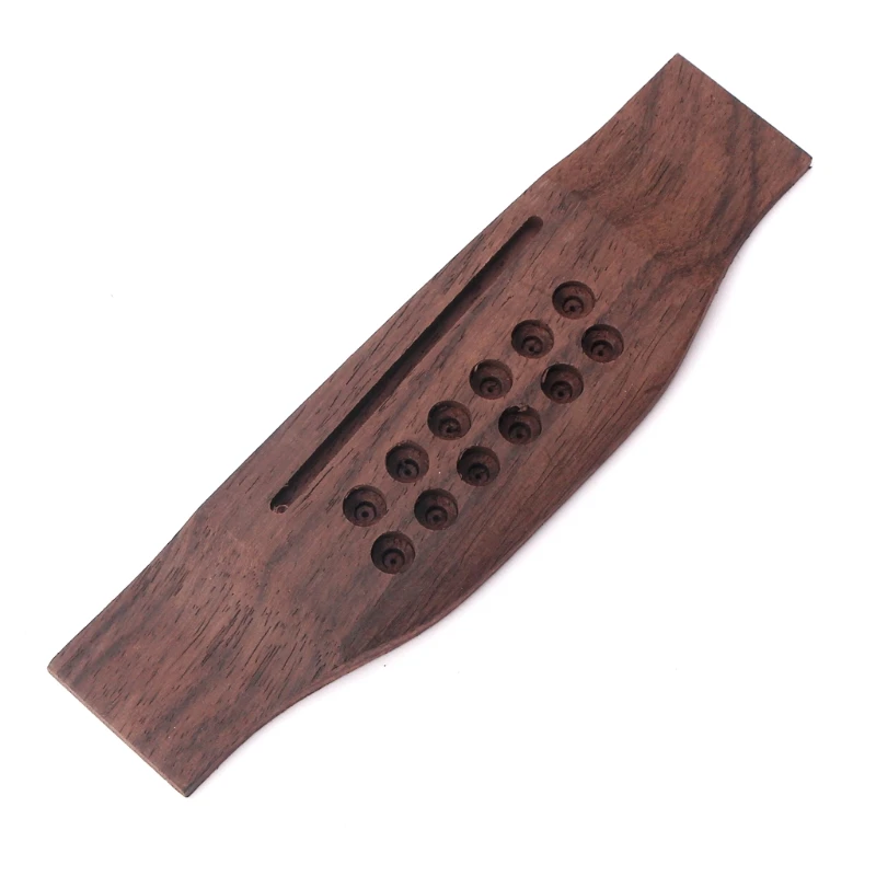 

Y1UC Rosewood Bridge for 12 String Acoustic Guitar Accessories Part Replacement
