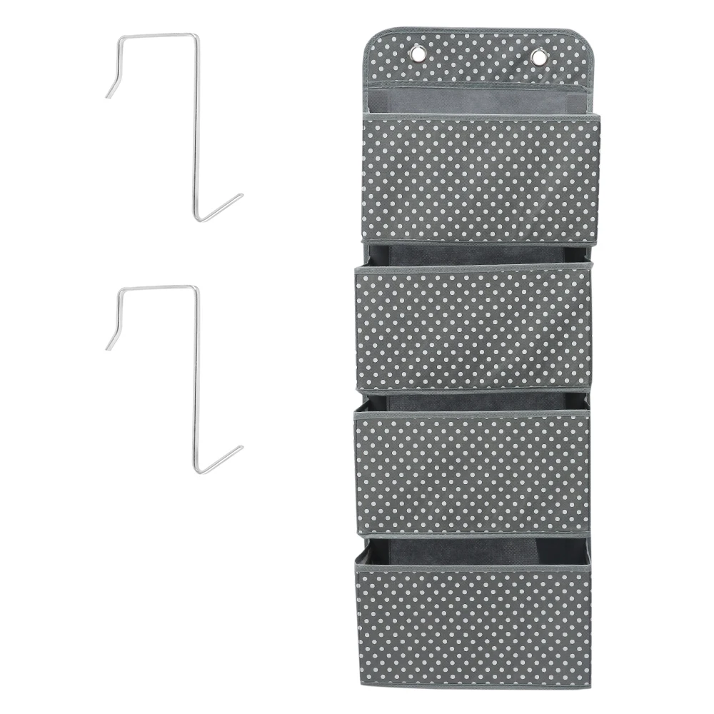 

4 Tier Over Door Hanging Hook Shoes Storage Pockets Wardrobe Unit Organiser