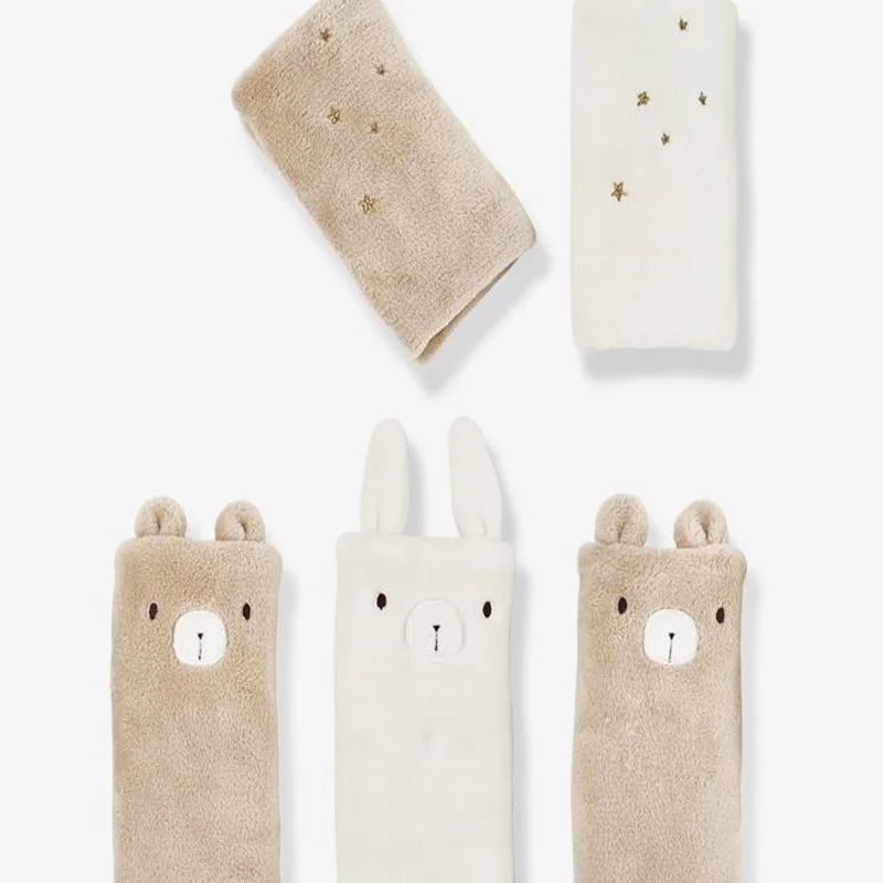 Защитный бампер для детской кроватки 10 шт. мягкий фланелевый с изображением