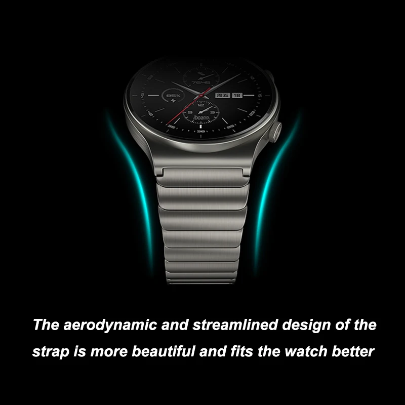 Ремешок из нержавеющей стали для Huawei Watch Gt2 Pro Porsche регулируемый браслет 3 48 мм GT2e ECG