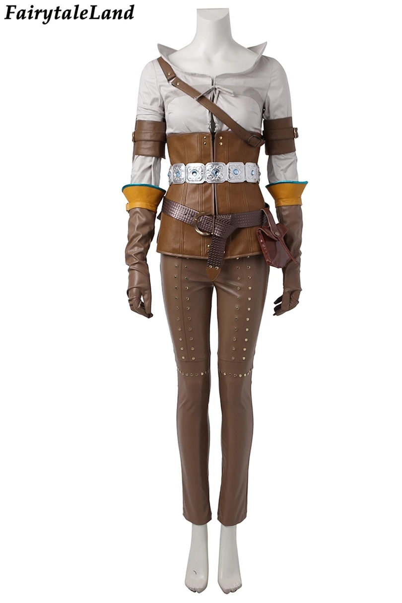 Карнавальный костюм на Хэллоуин для взрослых Для женщин ведьмы Ciri Косплэй