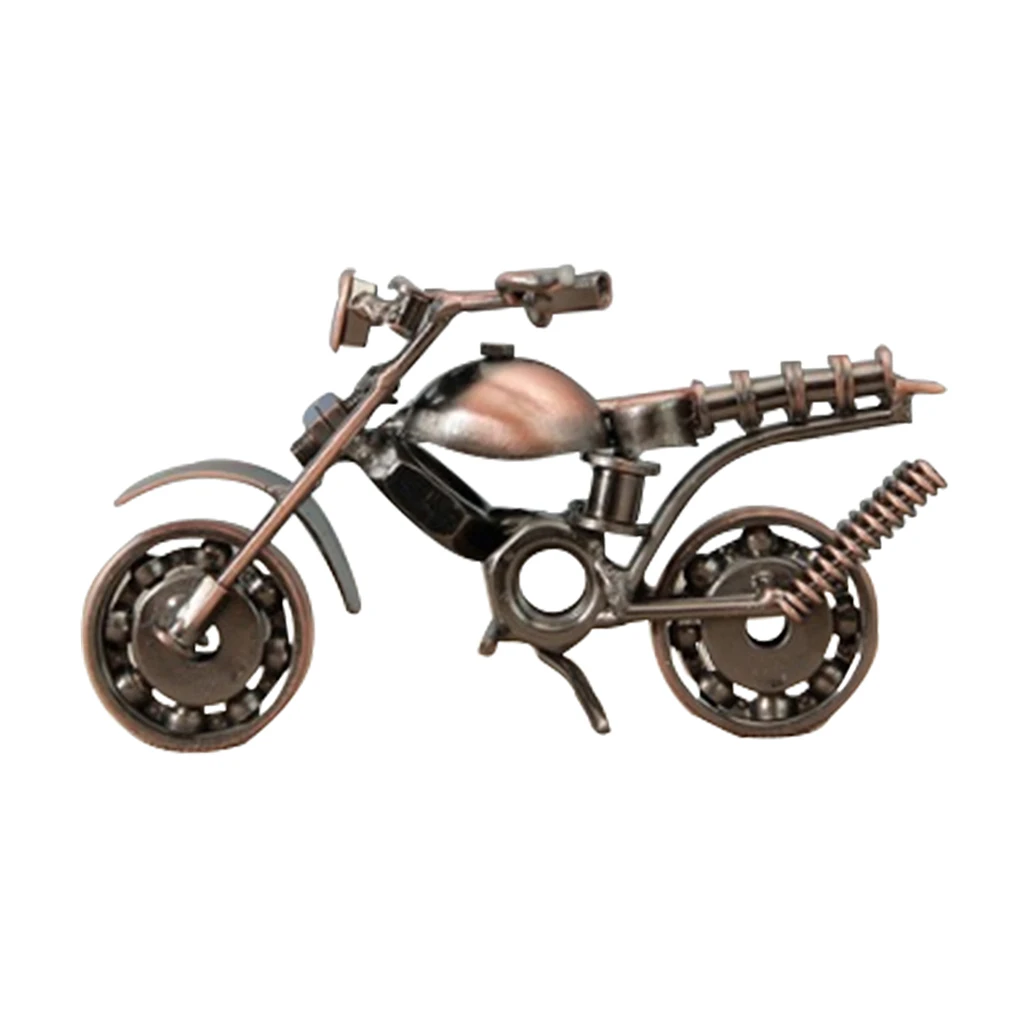 

Tabletop Motorcycle Motorbike Model Office Wine Cabinet Ornament Retro