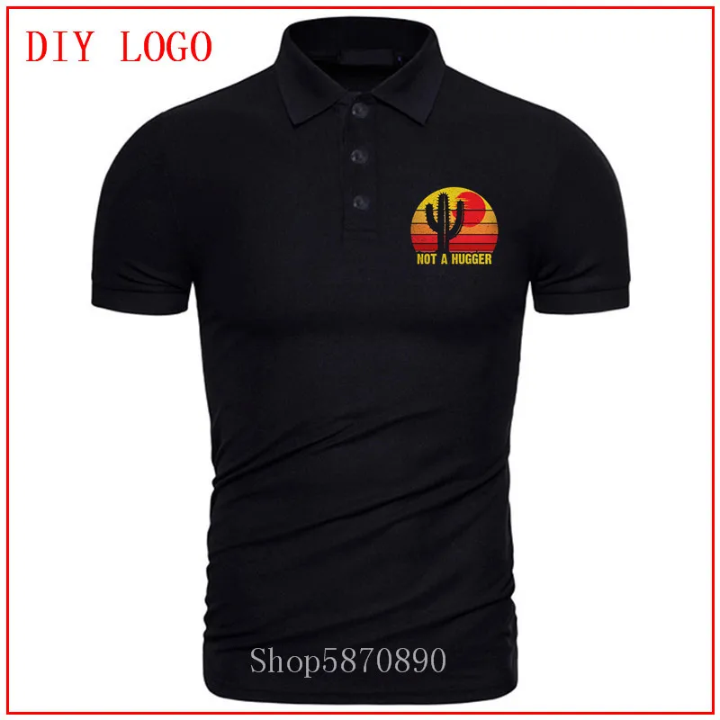 2020 винтажные рубашки поло не хуггеры забавная желтая футболка С КАКТУСОМ Ретро с