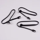 3 шт. жесткий диск SSD SATA 3,0 III 6 ГБсек. прямые кабели правый угол кабель для подключения жесткого диска кабель для передачи данных 40 см для ASUS Gigabyte Материнская плата MSI