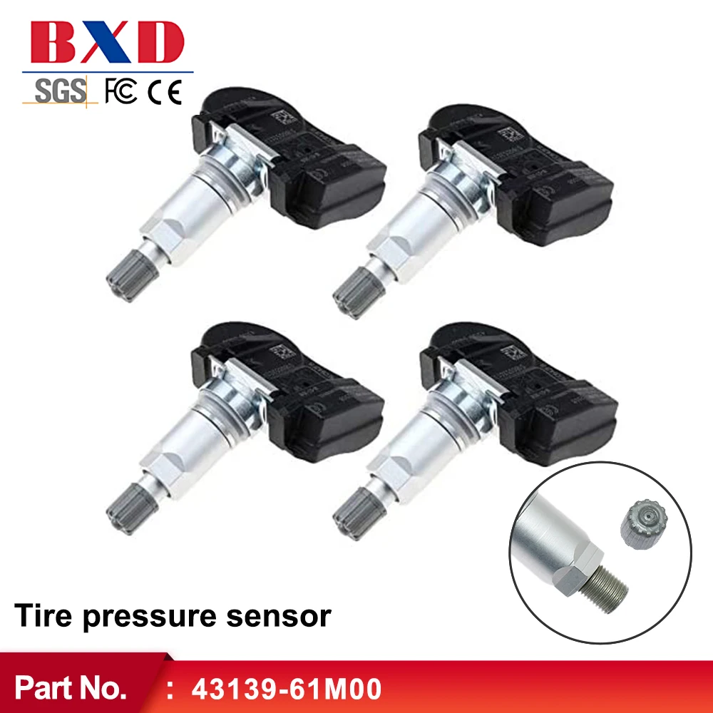 

1/4PCS Tire Pressure Monitor Sensor 43139-61M00 43139-61M00 43130-61M00 S180052024D For Fiat Sedici, Opel Agila, Suzuki Alivio