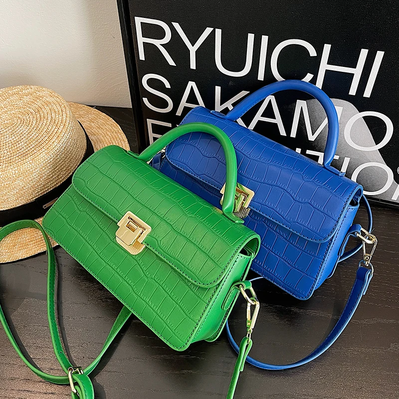 

с доставкой Stone pattern Small Tote Bag 2022 Spring PU Leather Crossbody Short Handle Woman Shopper Handbag Brand Shoulder Bag