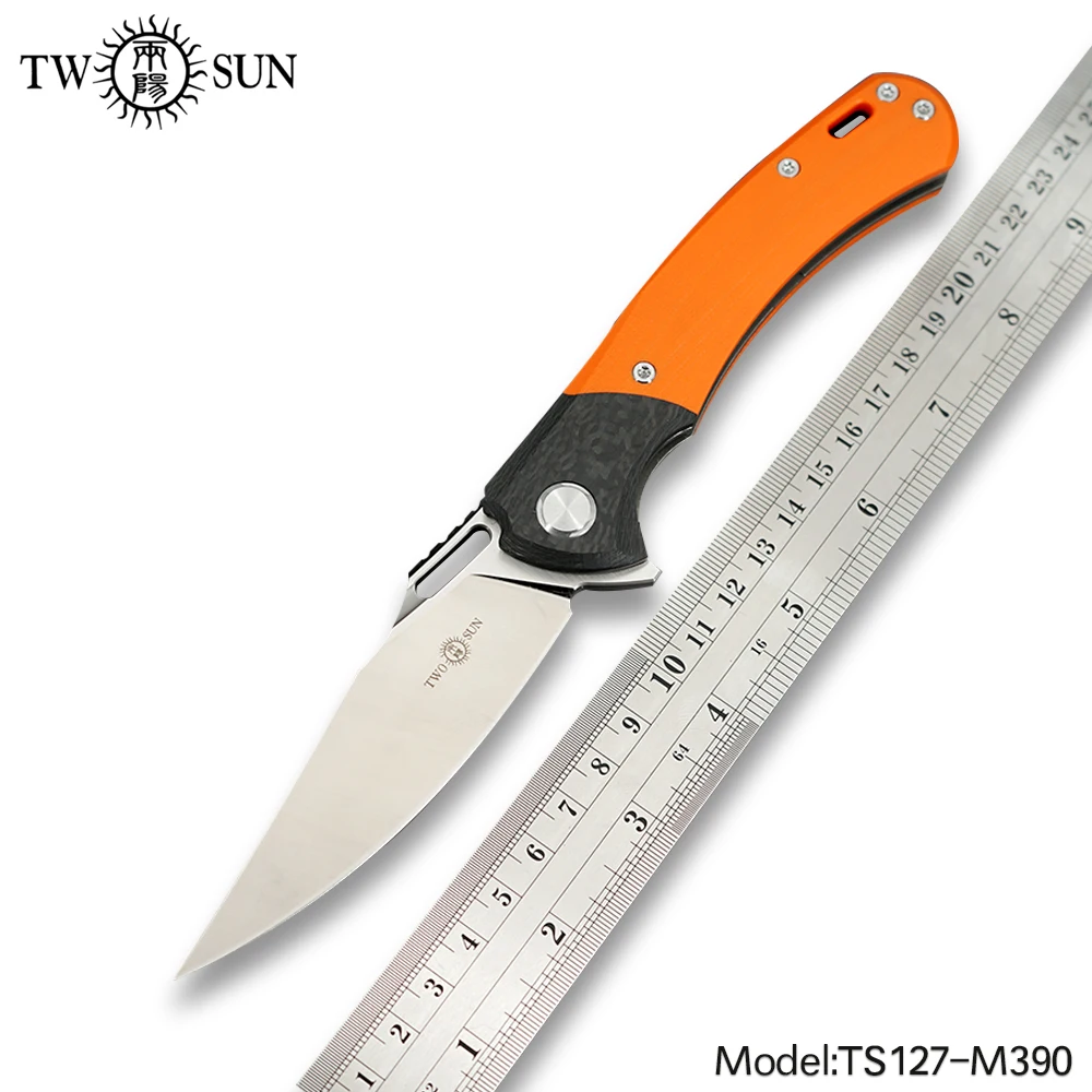 Складной нож TWOSUN M390 карманный тактический охотничий инструмент для кемпинга на