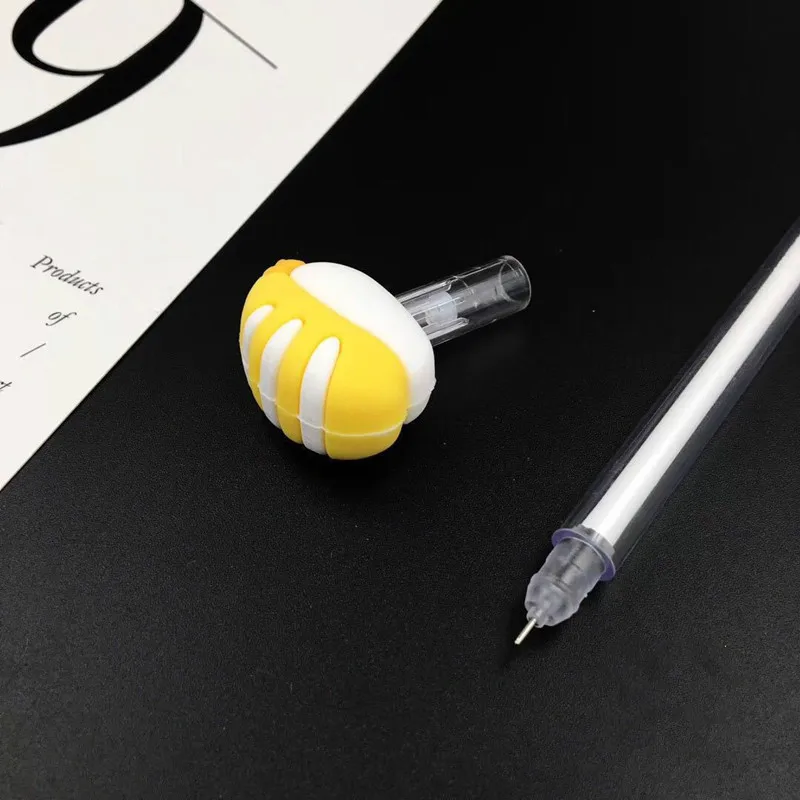 

48PCS New Creative Sushi Silicone Gel Pens Student Lovely Sushi Platter Signature Pen Office Stationery Water Pen