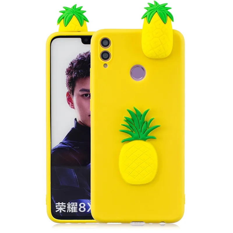 Honor 8S чехол 3D Милый Панда Единорог кактус силиконовый чехол для телефона на Fundas huawei Honor 8A 8C 8X8 S Чехол для женщин и детей