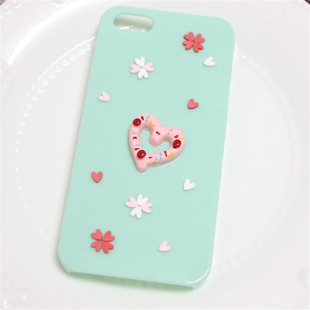 100 г/лот Полимерная глина разбрызгивает разноцветными сердечками пятью звездами