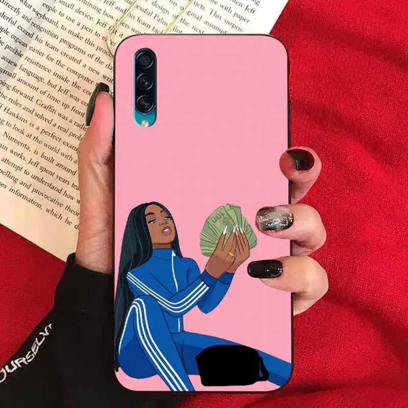 TOPLBPCS зарабатывать деньги черных точек полоски для девочек мягкий чехол телефона