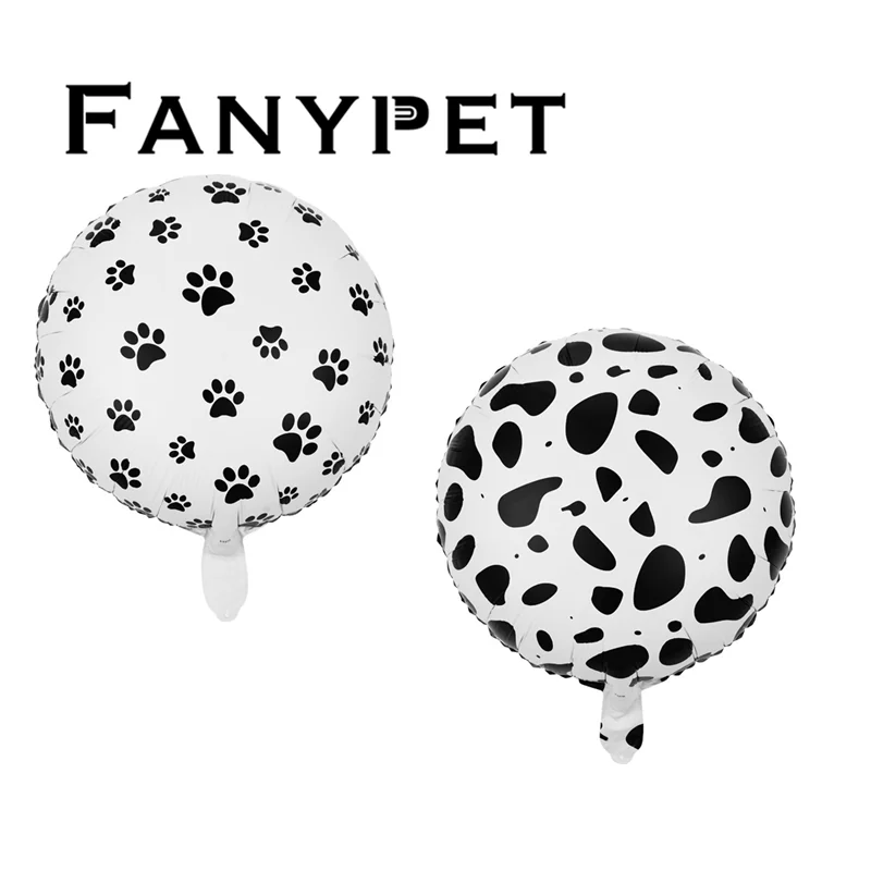 Pets Dog Paw Cow Foil Balloons Animal Theme Party Decor Kids Classic Toys Globos Helium Air Inflatable Balls Supply