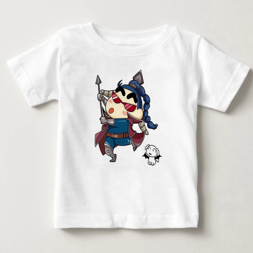 

New T Shirt O-Neck Style Hero Hot Game Tee Shirts Crayon Children Printing Short Sleeve T Shirt MJ
