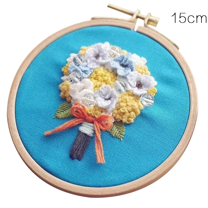 Креативный DIY Вышивка материалы посылка красивые цветы 3D вышитые наборы