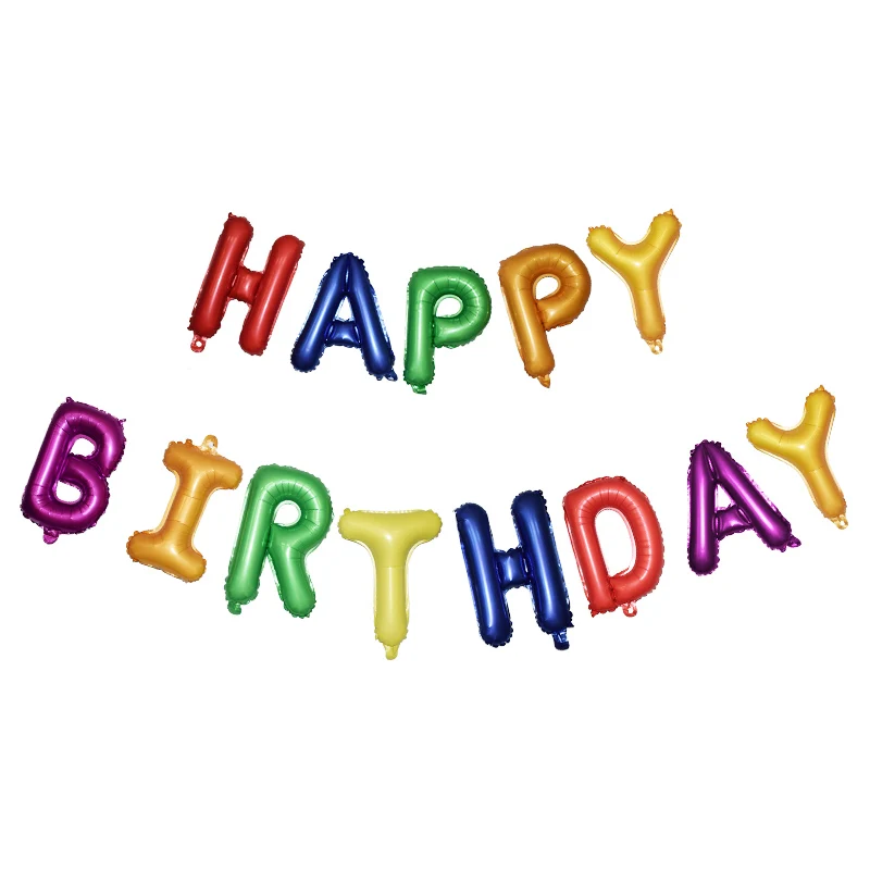С днем рождения воздушный шар воздушные буквы фольги шары День Свадьба
