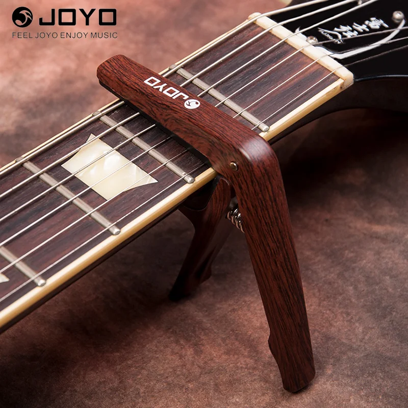 gitarre capo joyo jcp 01 tragbare licht capo für 6 string elektrische akustische gitarre ukulele oder bass acessory mit gitarre pick geschenk fre