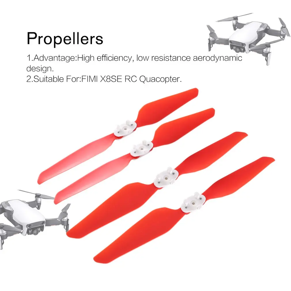 

2 Pairs Propellers CW CCW Replacement Props Quick-Release Paddle Propeller Suitable For FIMI X8SE RC Quacopter