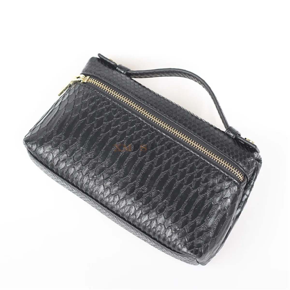 Новая модная дизайнерская сумка XMESSUN переносная из тисненой кожи питона большая