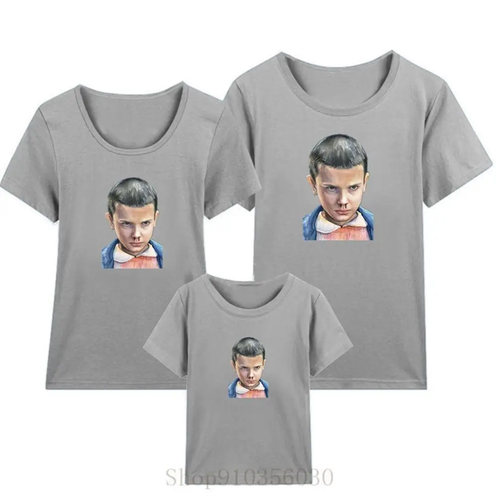 Eleven/Одежда для детей с надписью stranger things одинаковые комплекты мальчиков брата и