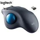 100% оригинальная беспроводная эргономичная Вертикальная профессиональная лазерная мышь Logitech M570 2,4 ГГц для рисования, трекбола, мышь для Win1087