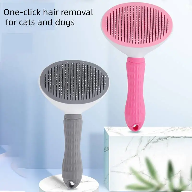 

pet grooming pet products cat brush pet comb cat comb Automatic hair removal grooming dog comb hair brush cat accessories pet