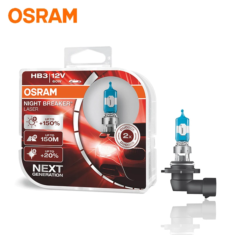 Галогенная лампа Osram H7 H1 H3 H4 H11 HB3 HB4 H8 автомобильный головной светильник