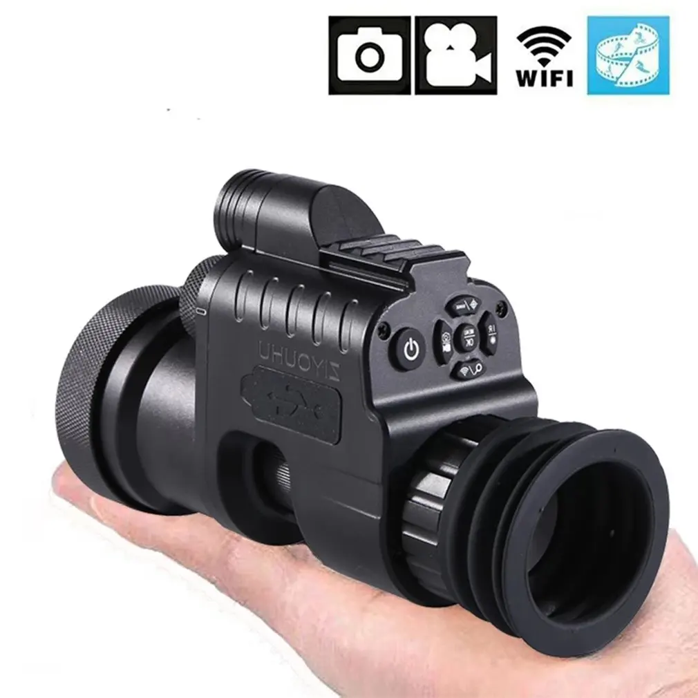 

200m Range Digital Hunting Night Vision Rifle Scope Monocular Optic IR Night Vision Sight Camera Multi-Imaging mode & Language