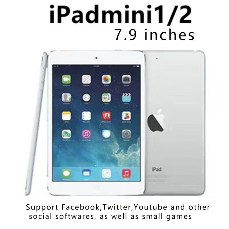 Оригинальный Apple iPad Mini 1st/2nd 7 9 дюйма iOS 2012 16/32/64 ГБ черный серебристый Wi-Fi версия