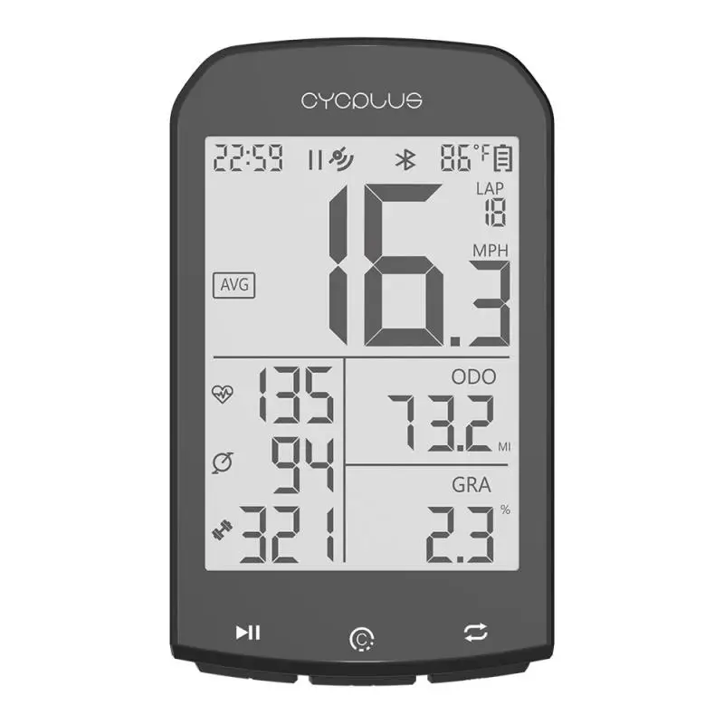 

CYCPLUS M1 GPS Bicycle Computer Cycle Wireless Waterproof Speedometer Bicycle Digital Stopwatch Cycling Odometer Bike Accessorie