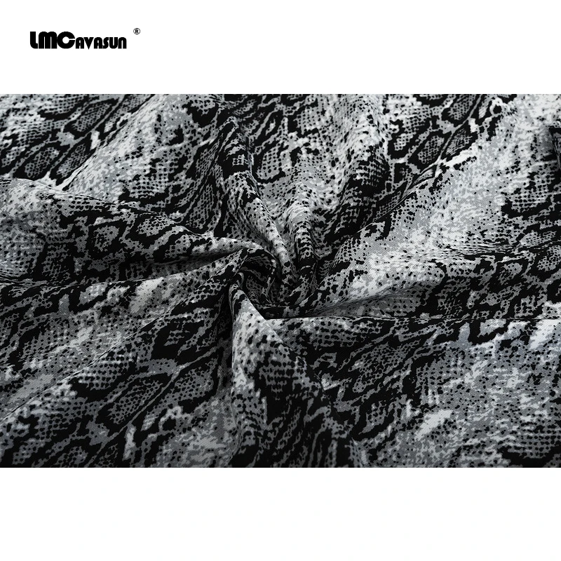 

Snake Skin leopard Printed Shirts men casual shirt Tops Blouse Long Sleeve Turn-down Loose Retro Long-sleeved Casual Shrit B121