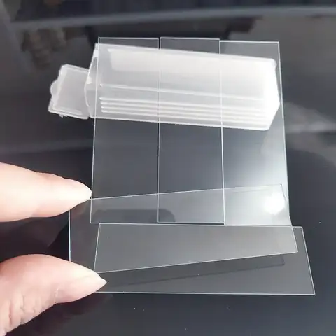 Пустой стеклянные слайды для микроскопа многоразовый лабораторный образец толщиной 1 мм, 5 шт.