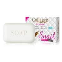 100g snail essence soap collagen eliminates wrinkles remove acne scar whitening anti aging face care cleansing cream
