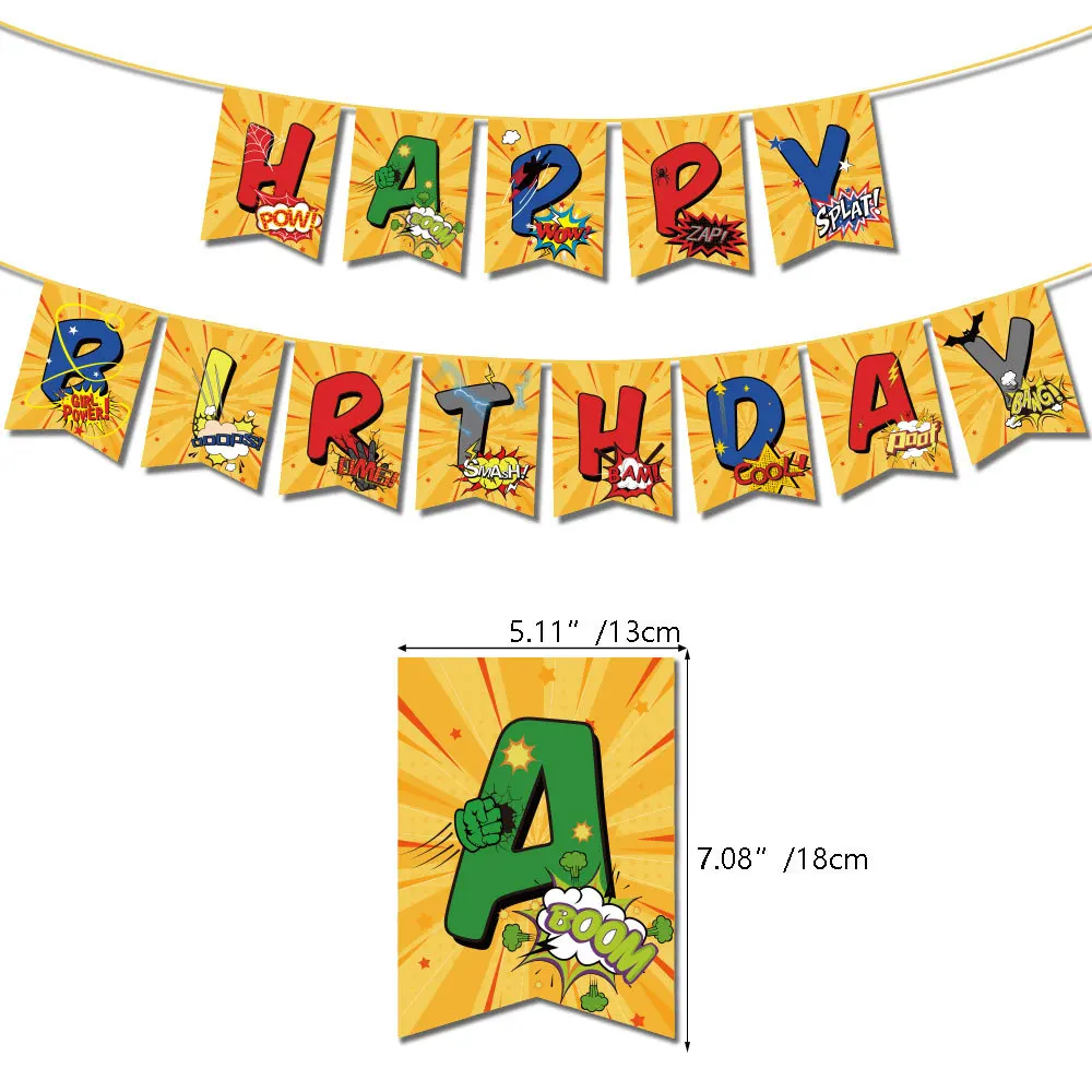 1 Набор украшения для дня рождения мальчиков шары летучая мышь паук звезда