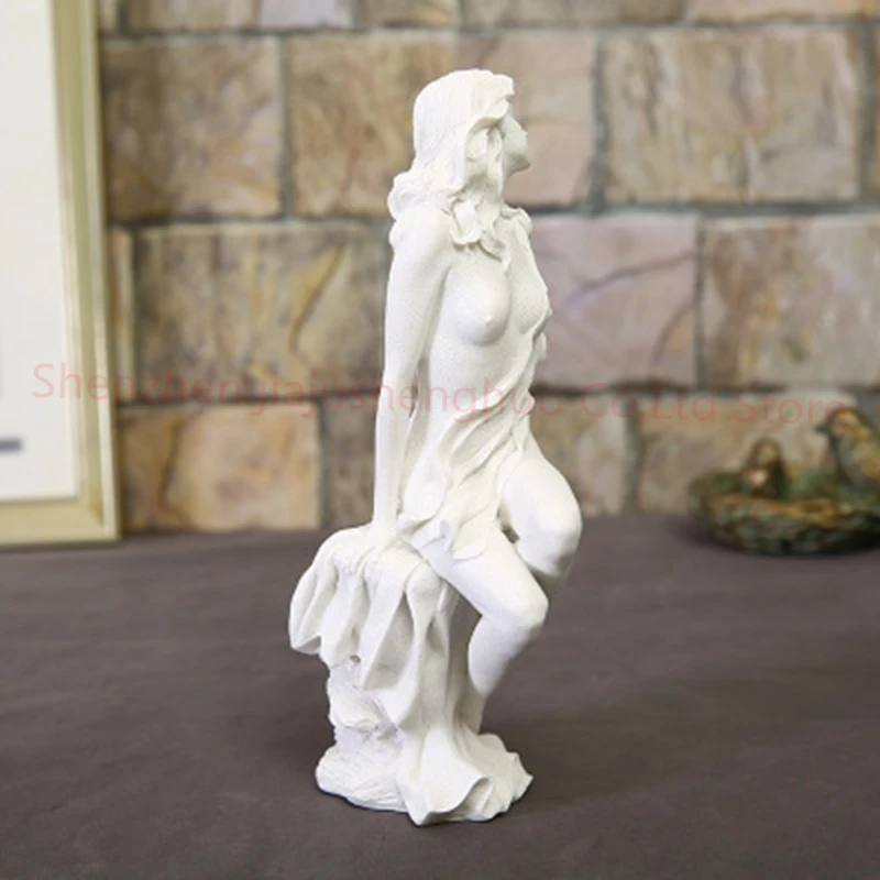 1 шт. Лидер продаж белый песчаник женская статуя креативный Европейский