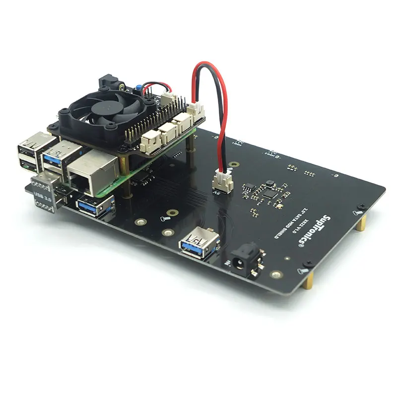 Raspberry Pi ROCK64 X822 Dual 2 5 &quotSATA HDD/SSD щит поддерживает до 8 ТБ HDDsIdeal решение для хранения