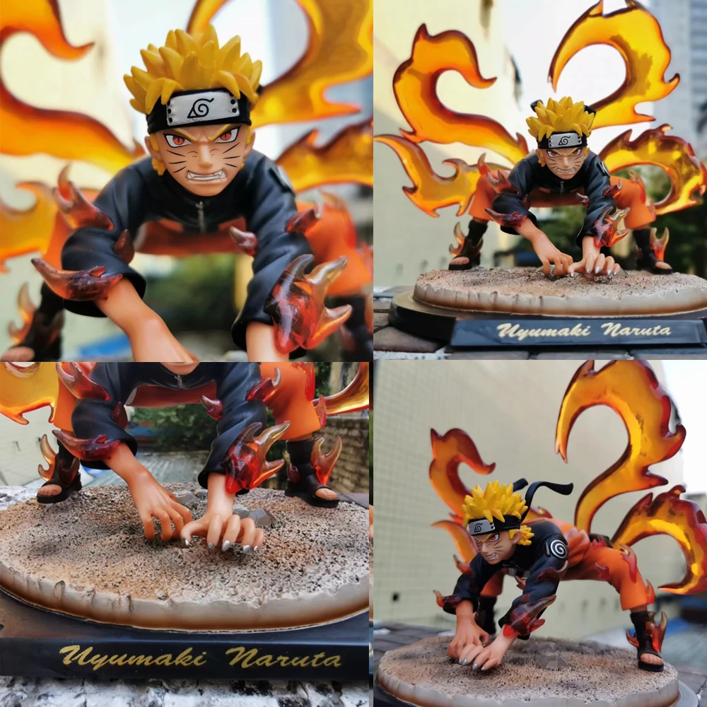 Статуя Kyuubi Kurama фигурка Диона из ПВХ аниме Shippuden Uzumaki коллекционные статуи 20